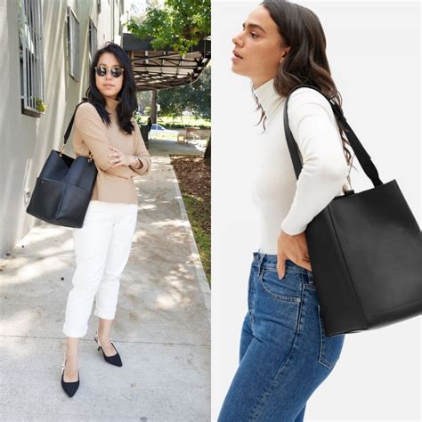 everlane's crescent bag dupe